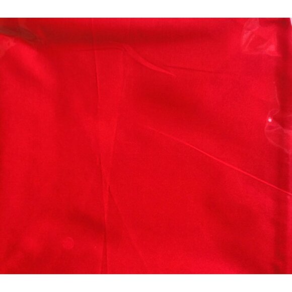 Red Satin Scarf 19x19, Western Cowboy Cowgirl Bandana, Boho Coastal Ranch Wear - Picture 2 of 10